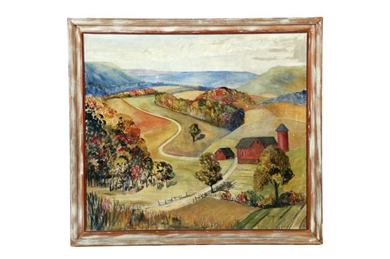 Appraisal: LANDSCAPE BY MARY BUGWIN DENNY AMERICAN SCHOOL TH CENTURY Oil