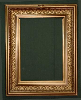 Appraisal: Large Rectangular Giltwood Frame x in