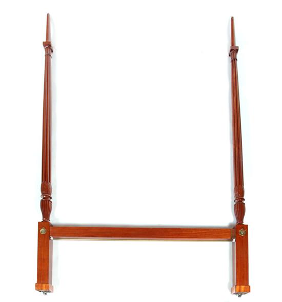 Appraisal: CHIPPENDALE TALL POST BED American late th-early th century mahogany