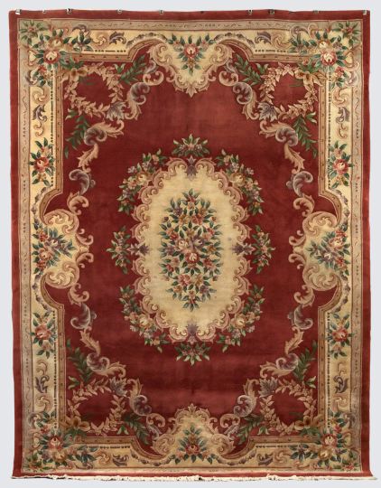 Appraisal: Chinese Savonnerie Carpet ' x '