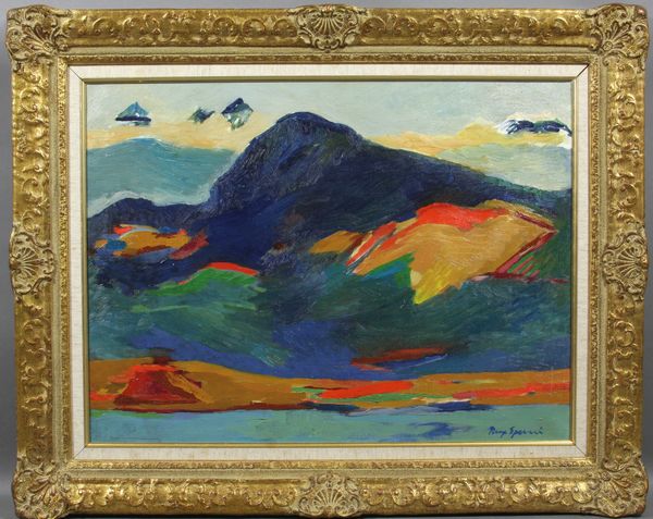 Appraisal: Max Spoerri American b mid- th century Landscape o c