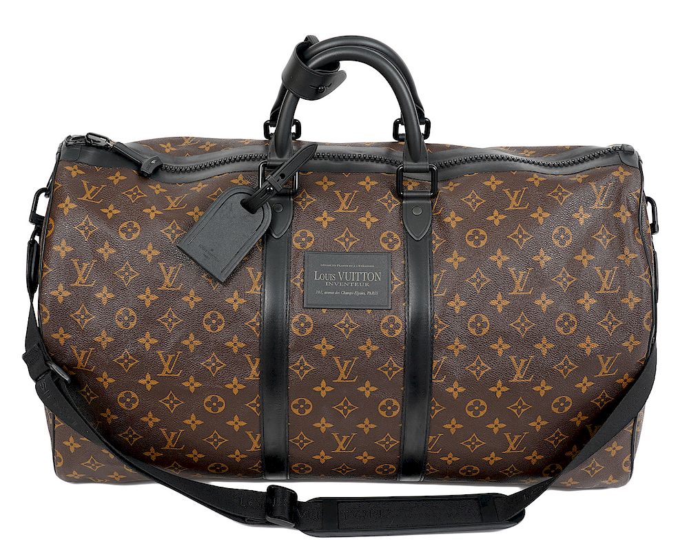 Appraisal: Louis Vuitton Bandouliere Macassar Weekender Bag Louis Vuitton Waterproof Duffle