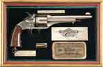 Appraisal: SCARCE FOREHAND WADSWORTH NEW MODEL ARMY REVOLVER WITH DISPLAY CASE