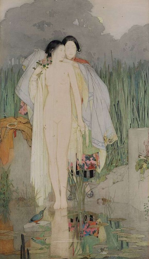 Appraisal: DOROTHY WEBSTER HAWKSLEY - WATERCOLOR Dorothy Webster Hawksley - Untitled