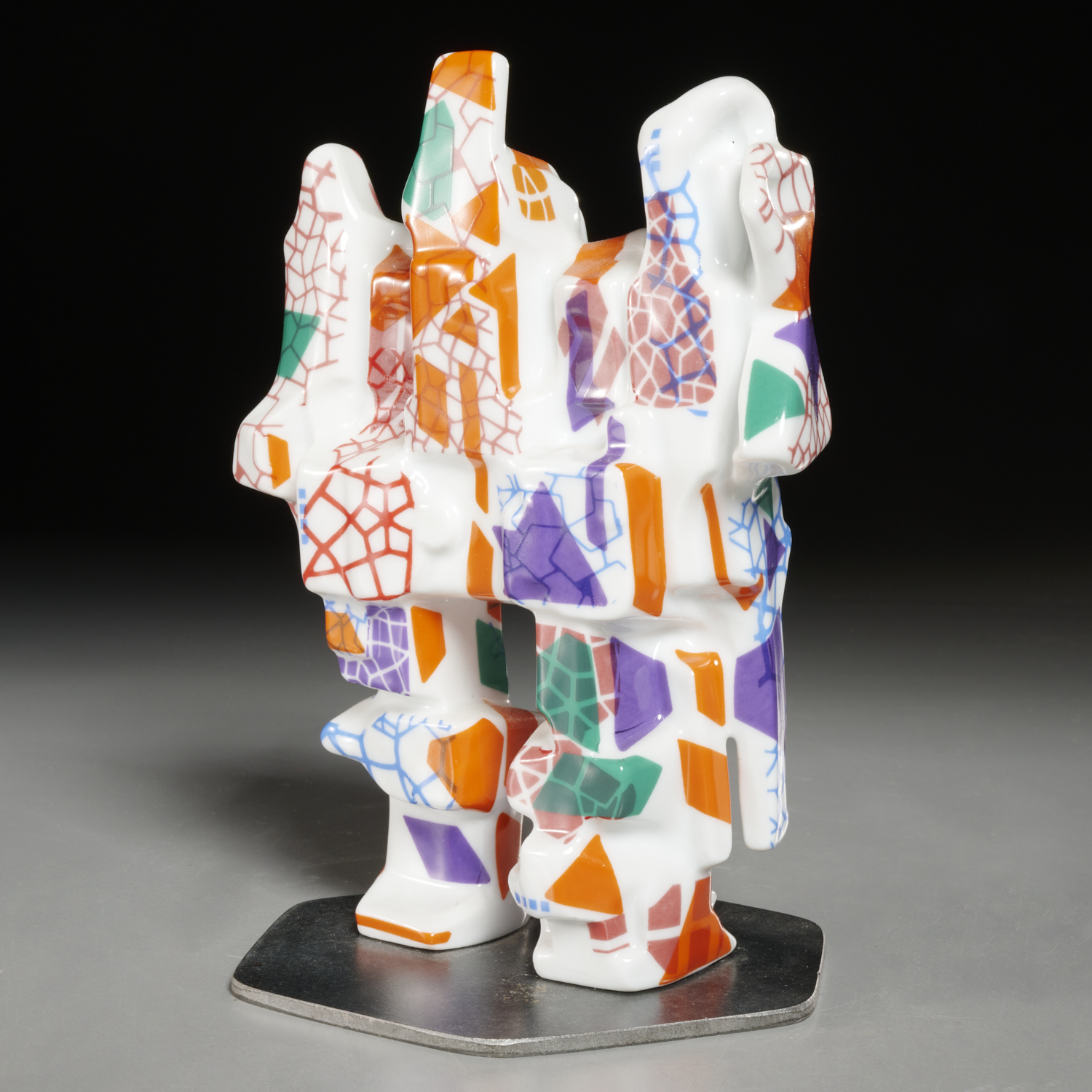 Appraisal: JESSE SMALL CERAMIC SCULPTURE Jesse Small American b Ad Hoc