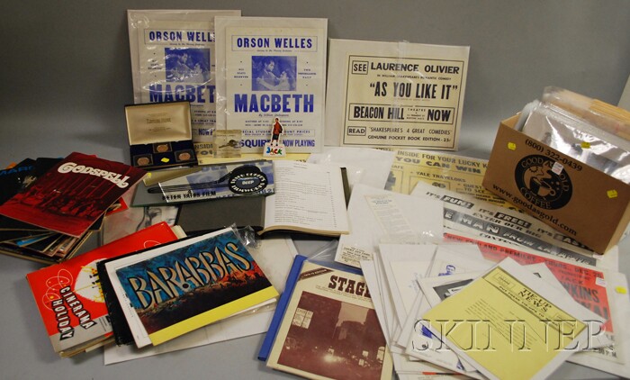 Appraisal: Lot of John Markle Archival Hollywood Movie Promotional Material including