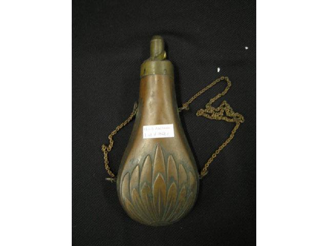 Appraisal: Civil War Era Powder Flask