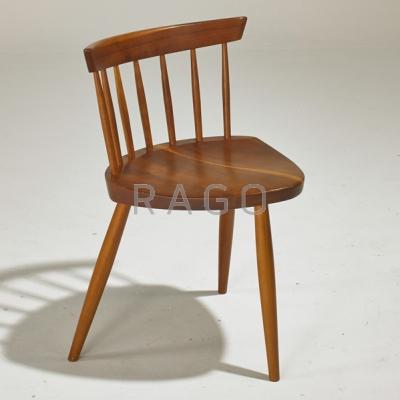 Appraisal: GEORGE NAKASHIMA NAKASHIMA STUDIOS Mira chair New Hope PA Dec