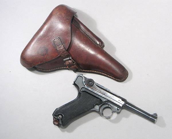 Appraisal: A Mauser byf code parabellum pistol Serial no mm inch