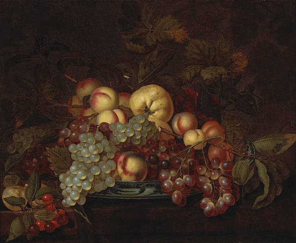 Appraisal: Attributed to Bartholomeus Assteyn Austrian -died circa A still life