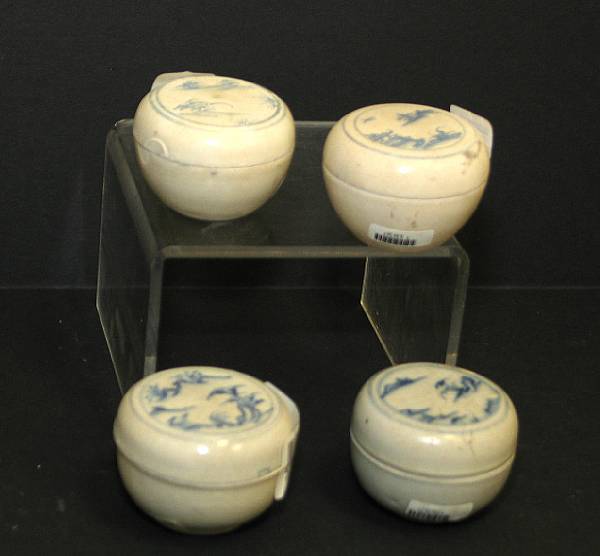 Appraisal: Four cardboard boxes containing ceramics from the Hoi An Hoard