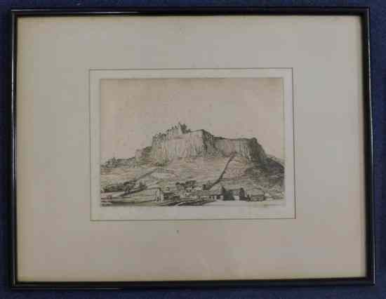 Appraisal: Sir David Muirhead Bone - two etchings 'Stirling Castle' and