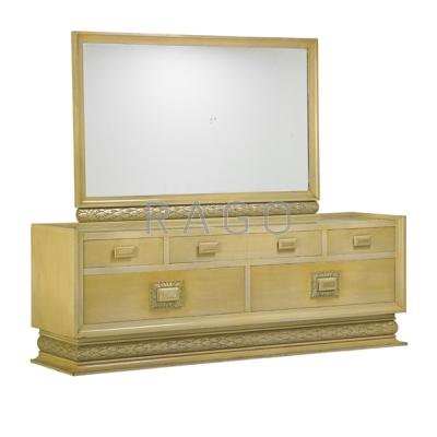 Appraisal: JAMES MONT - JAMES MONT DESIGN Large dresser with mirror