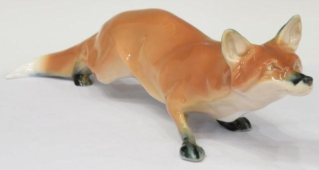 Appraisal: German Meissen porcelain figure Schleichender Fuchs Creeping Fox designed by