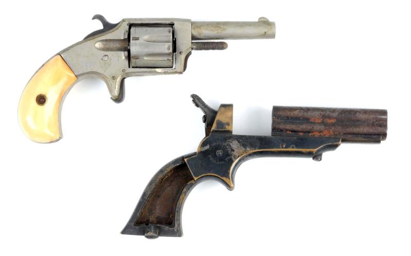 Appraisal: Lot Of Antique Pistol Revolver Serial First is an Sharps