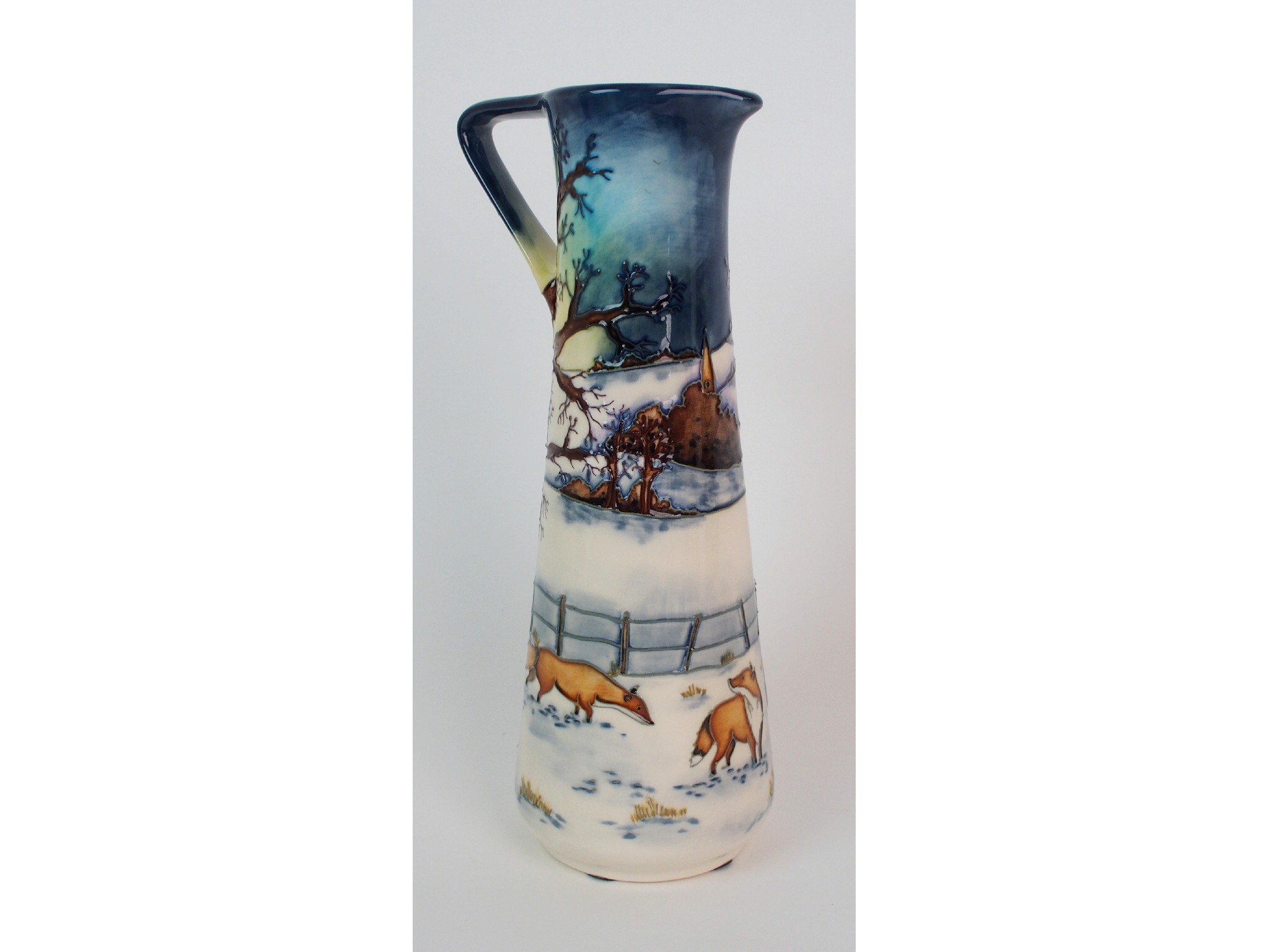 Appraisal: A Moorcroft Pottery Woodside Farm jug designed by Angela Davenportcirca