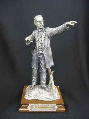 Appraisal: Chilmark Civil War Pewter Figurine ''GeneralTecumski Sherman'' by Francis Barnum