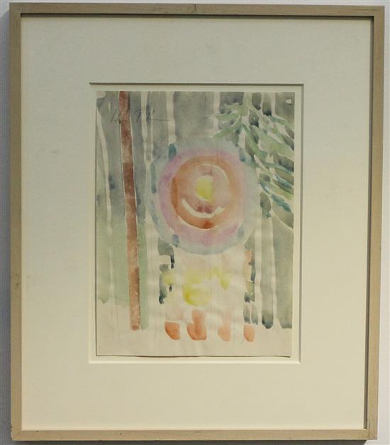 Appraisal: Sale Lot Hobson Pittman American - Sunlight c watercolor on