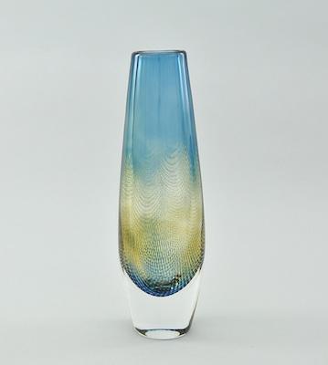 Appraisal: An Orrefors 'Kraka' Glass Vase by Sven Palmqvist Swedish th