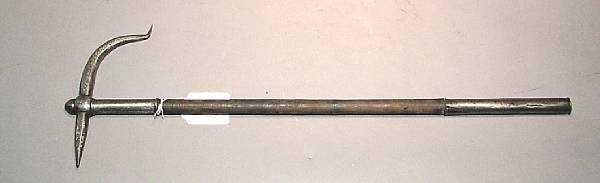 Appraisal: A Persian war hammer th or early th century Having