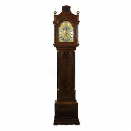 Appraisal: George III Mahogany Tall Case Clock Estimate -