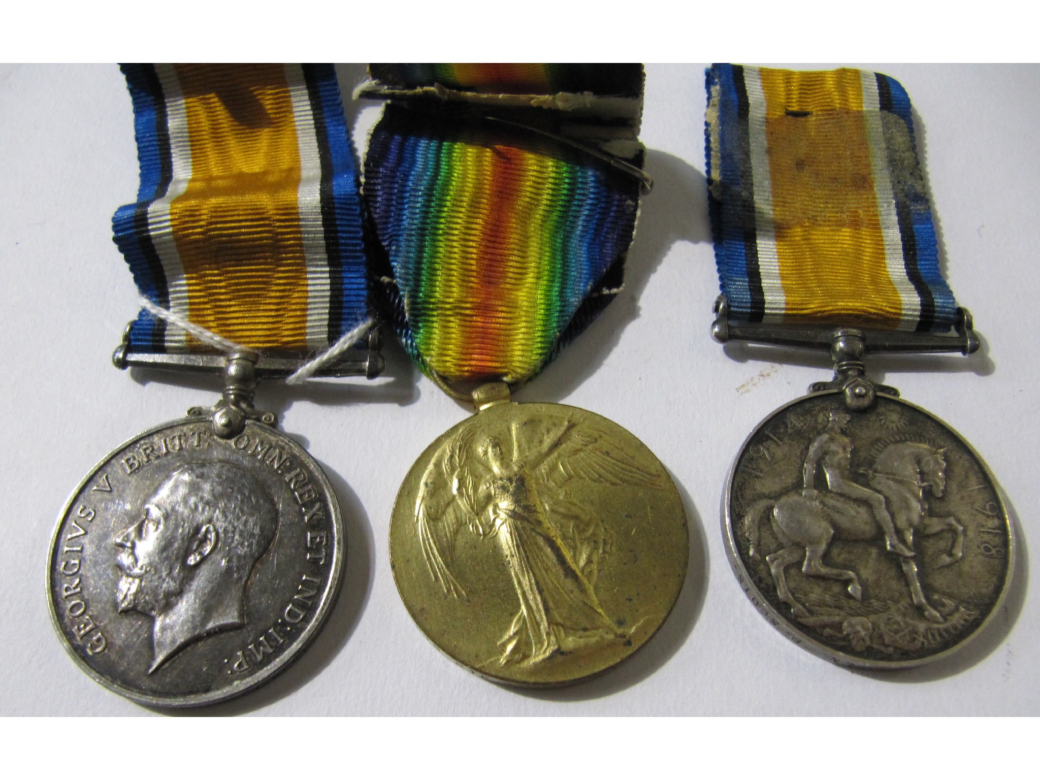 Appraisal: A lot comprising a WWI group of two to Pte