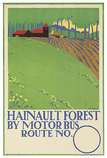 Appraisal: EDWARD MCKNIGHT KAUFFER - BY MOTOR BUS Two posters Each