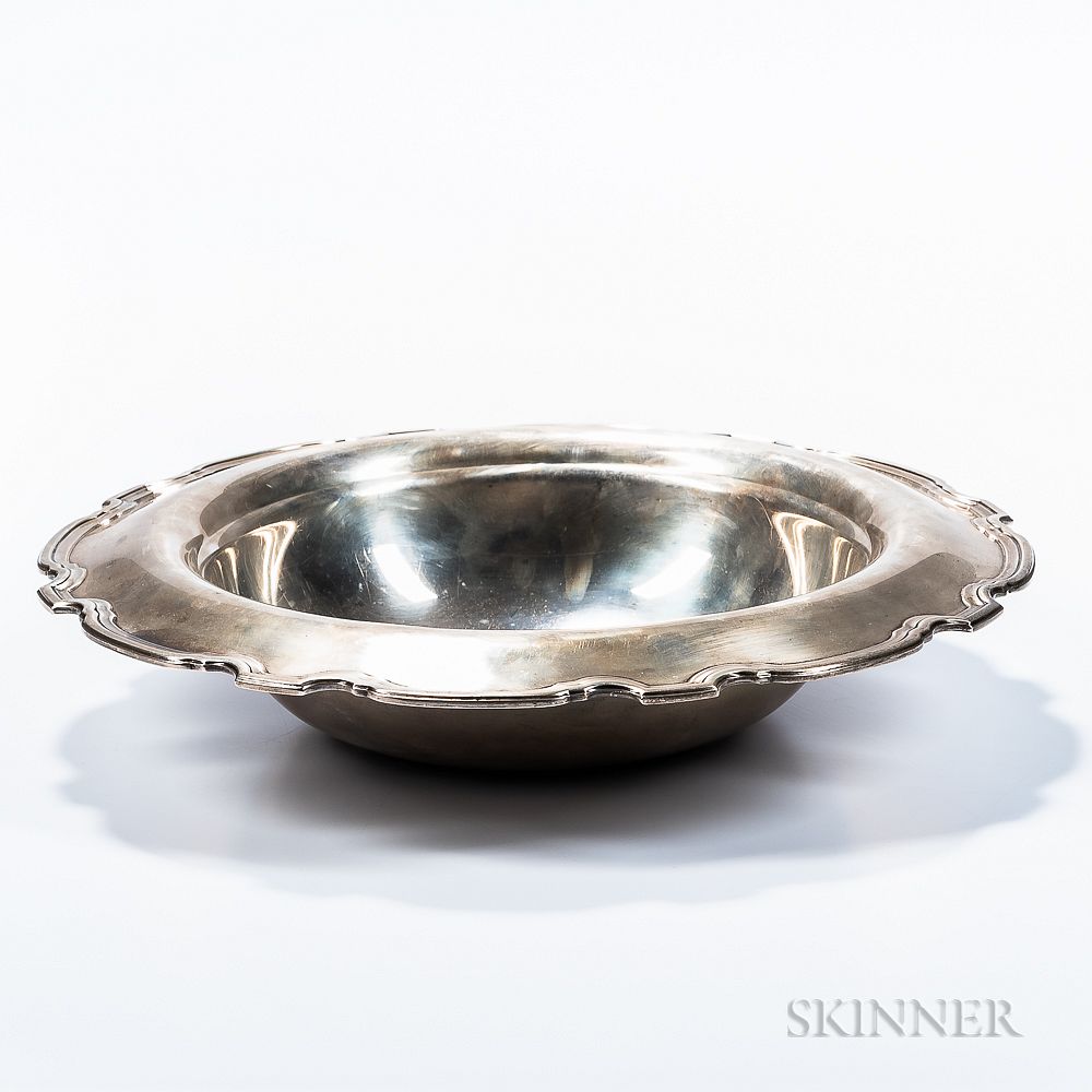 Appraisal: Tiffany Co Sterling Silver Center Bowl Tiffany Co Sterling Silver