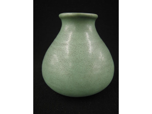 Appraisal: Teco Art Pottery Vase matte green glaze tall diameter excellent