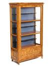 Appraisal: DISPLAY CABINET - A Continental fruitwood and birch display cabinet