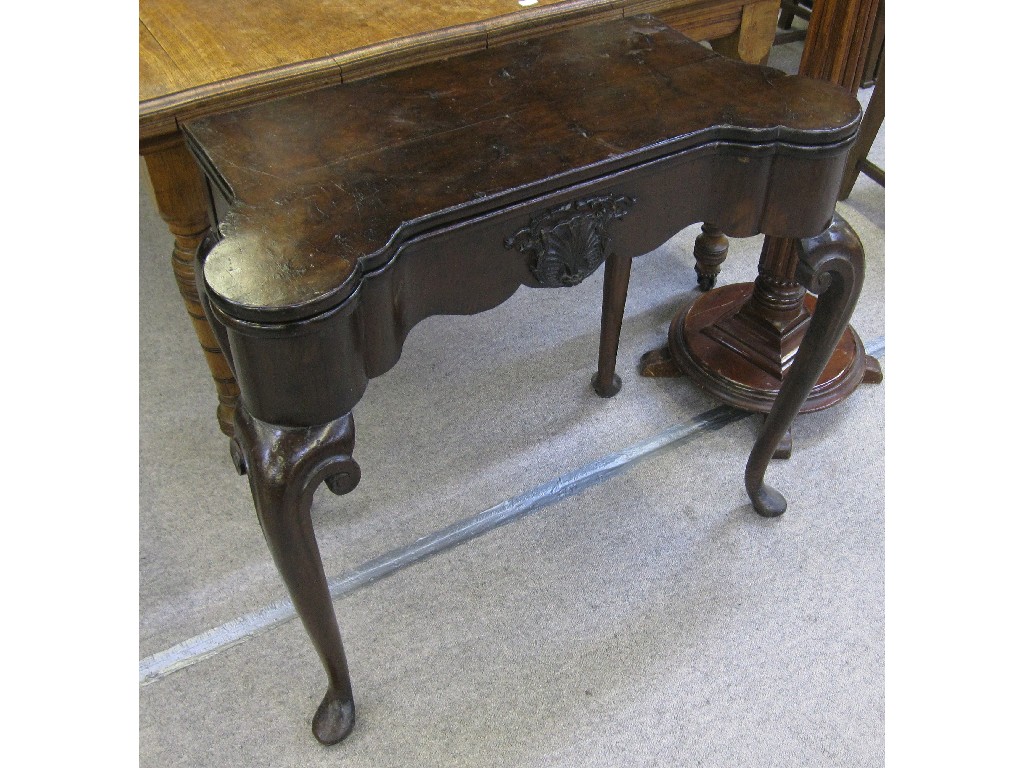 Appraisal: Victorian games table in early Georgian style