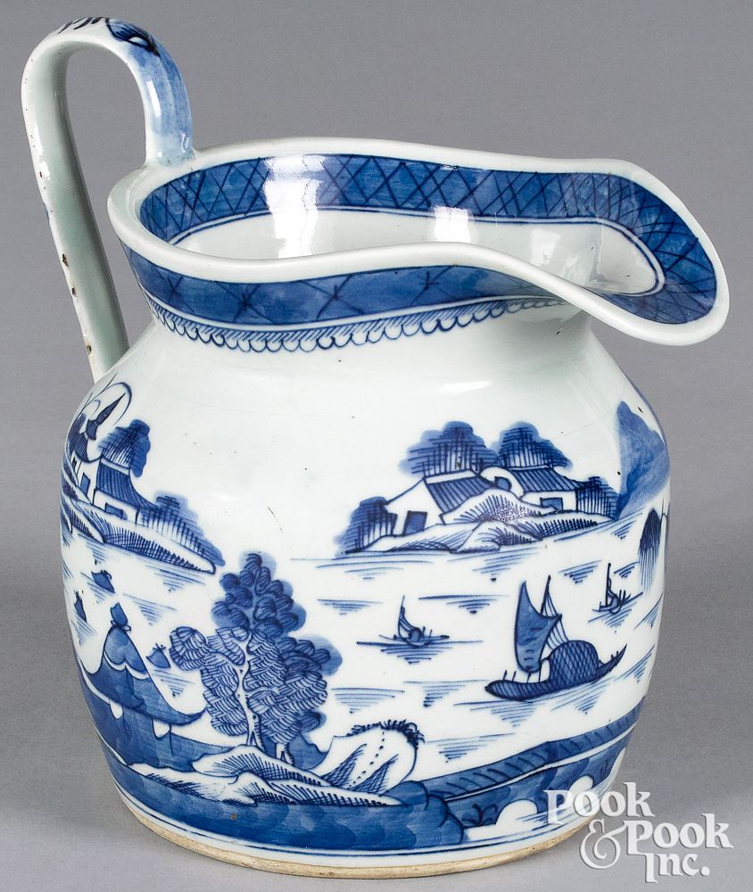 Appraisal: Chinese export porcelain Canton pitcher Chinese export porcelain Canton pitcher