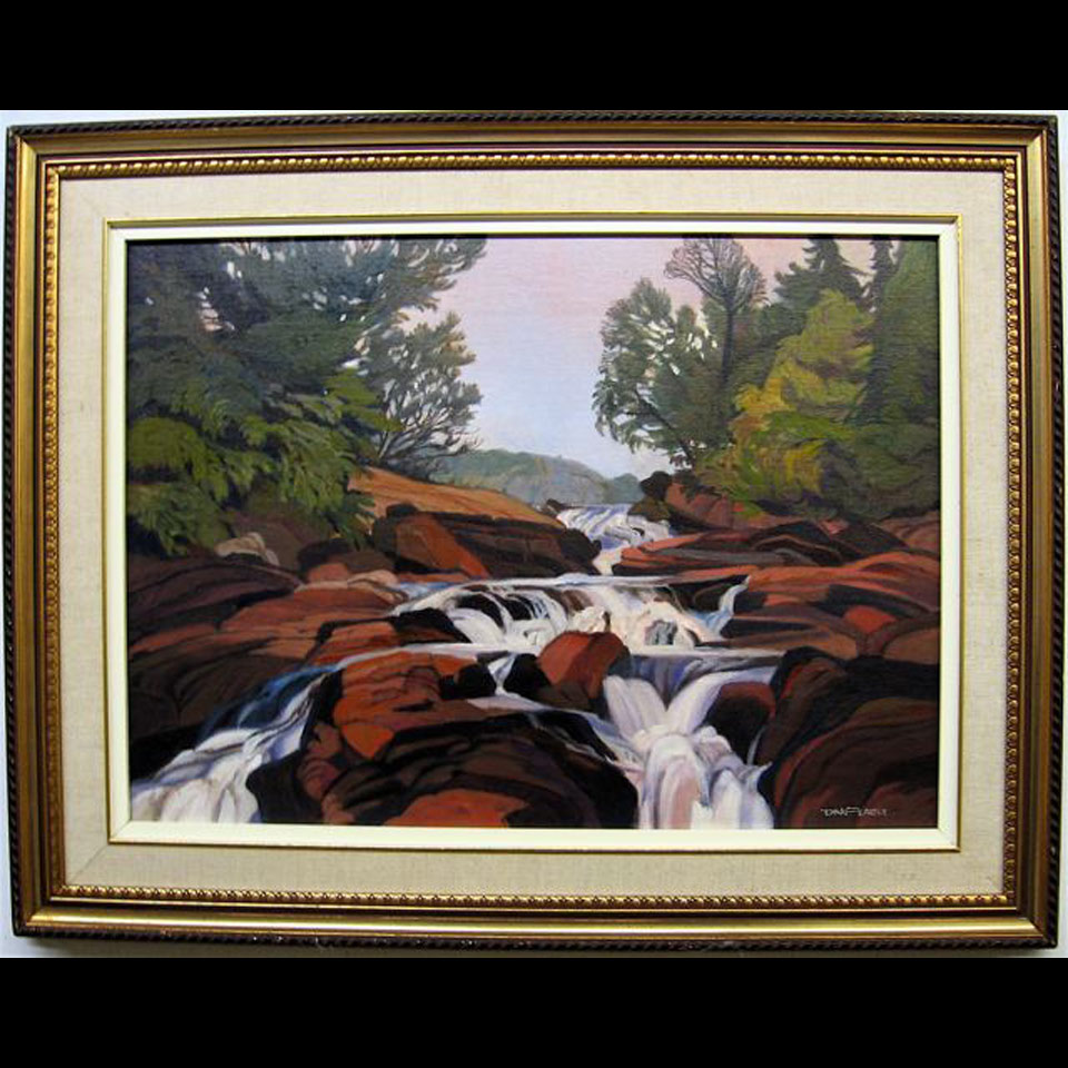 Appraisal: RICHARD DICK FERRIER - CANADIAN COOPERS FALLS OIL ON MASONITE