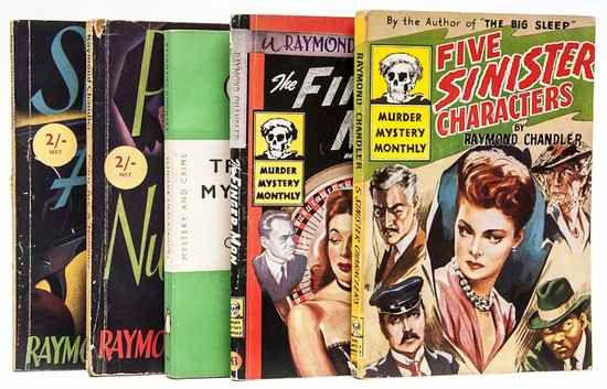 Appraisal: Chandler Raymond Five Sinister Characters spine ends a little chipped