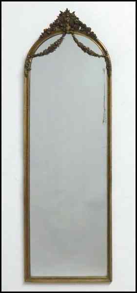 Appraisal: GILTWOOD AND GESSO MIRROR '' x '' Condition No Specific