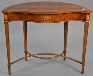 Appraisal: Maitland Smith center table with inlaid top ht in wd