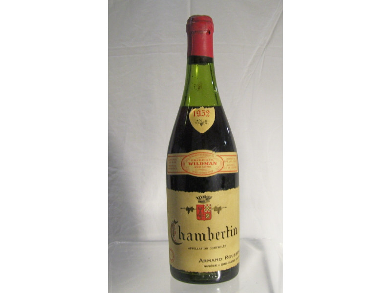 Appraisal: Chambertin Armand Rousse Vintage - ml bottle Level below cork