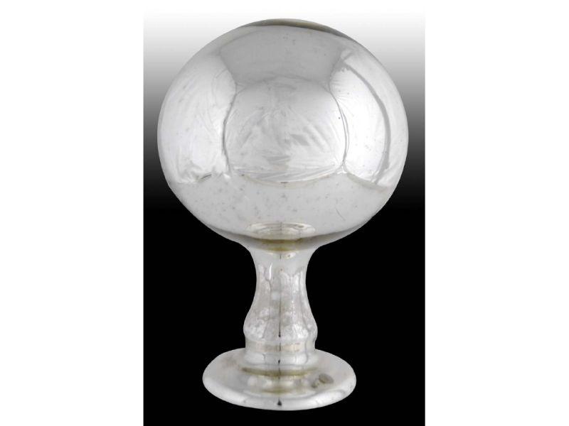 Appraisal: Silvered Glass Witch Ball with Mercury Interior Description - ''