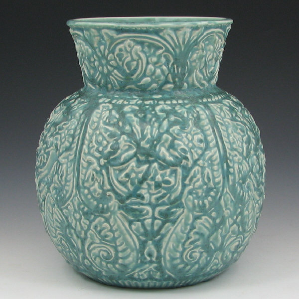 Appraisal: Rookwood Matte Blue-Green Vase - Mint William Hentschel designed Rookwood