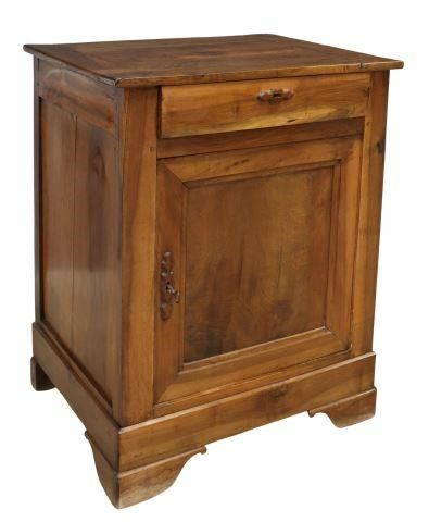 Appraisal: French Louis Philippe period walnut confiturier cabinet mid th c