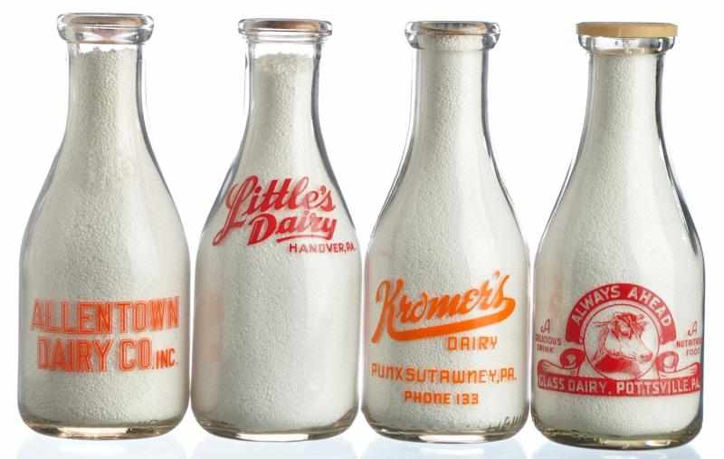 Appraisal: Lot of Pennsylvania Milk Bottles Description Lot includes one bottle