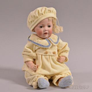 Appraisal: Kestner Baby Bisque Head Doll th century the socket head