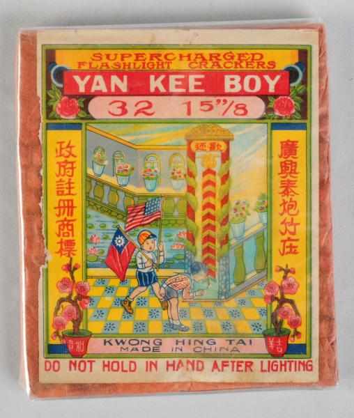 Appraisal: Yan Kee Boy -Pack Firecrackers Class Manufactured by Kwong Hing