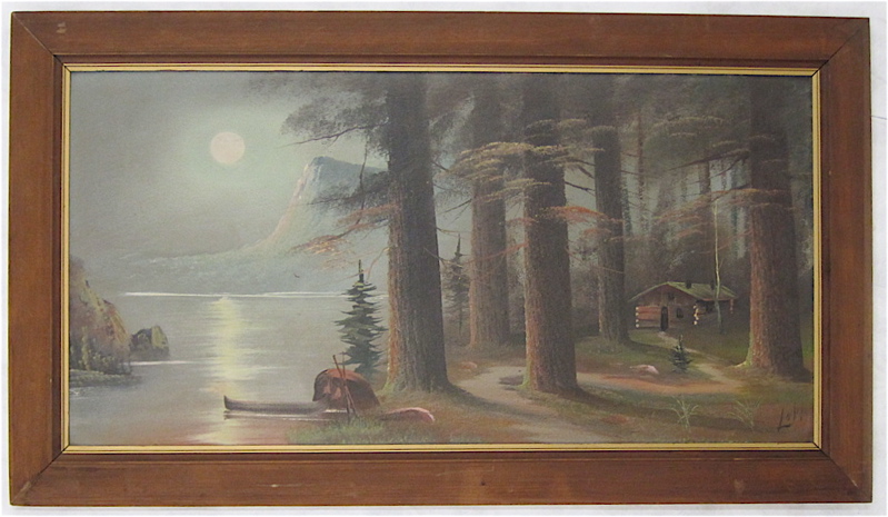 Appraisal: HARRY LEONARD LOPP OIL ON BOARD Seaside OR Montana Canada