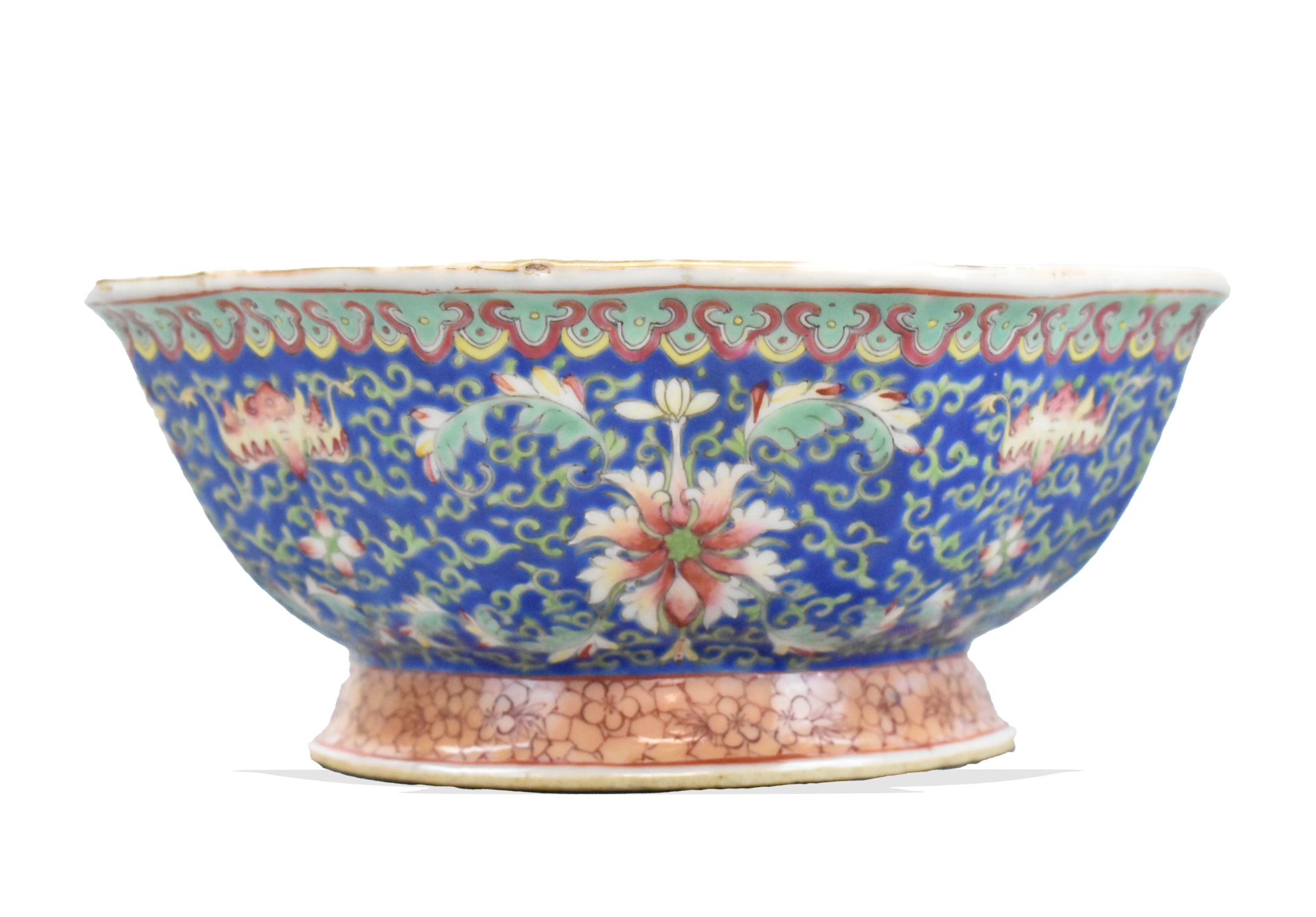 Appraisal: A Chinese famille rose stem bowl dating from the th