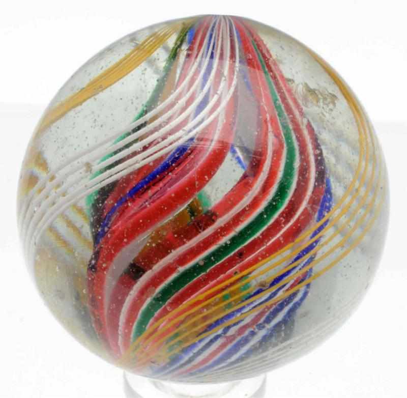 Appraisal: Divided Core Swirl Marble Divided core made up of bands