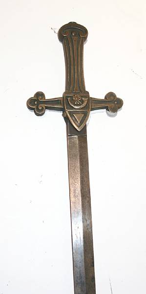 Appraisal: A British Pattern bandsman's sword for the rd Middlesex Rifle