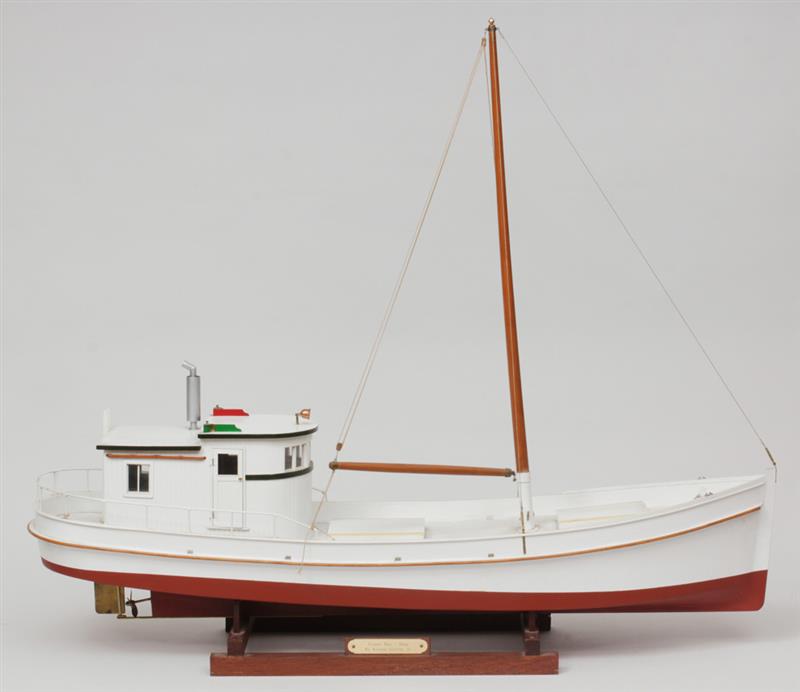 Appraisal: Wooden Boat Model Oyster Bay - Boat Roland Griffin Jr