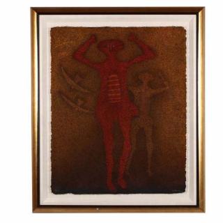 Appraisal: Rufino Tamayo Mexican mixograph in colors signed in crayon lower