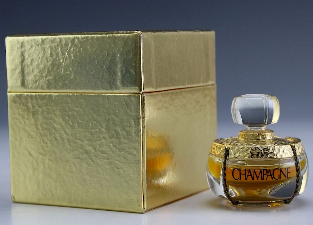 Appraisal: Yves Saint Laurent YSL Champagne Perfume Bottle Rare and long